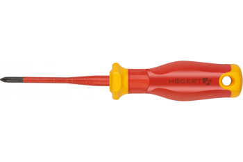 Отвертка крестовая PZ1, 80 мм, 1000V, SLIM, S2