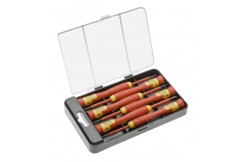 Набор прецизионных диэлектрических отверток 1000 V, сталь CrMo, 6 шт.