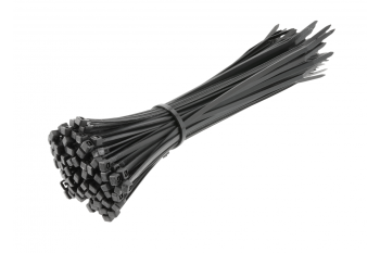 Нейлоновые стяжки 3,6 x 200 мм, 100 шт., czarne