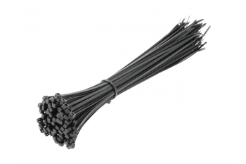Стяжки нейлонові 3,6 x 300 мм, 100 шт., чорні