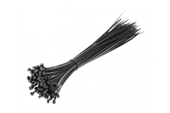 Нейлоновые стяжки 4,8 x 370 мм, 100 шт., czarne