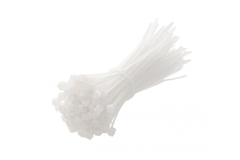 Нейлоновые стяжки 2,5 x 100 мм, 100 шт., białe