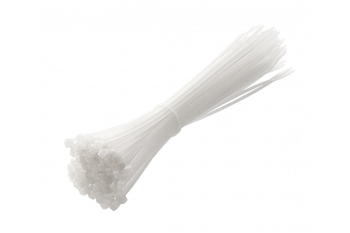 Нейлоновые стяжки 2,5 x 200 мм, 100 шт., białe