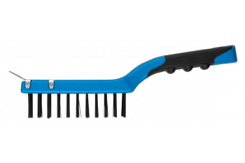 Щетка из стальной проволоки со скребком, 4 х 11