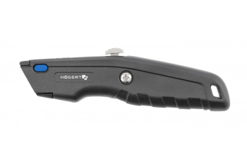 Нож алюминиевый с выдвижным трапециевидным лезвием, 1+3 лезвия