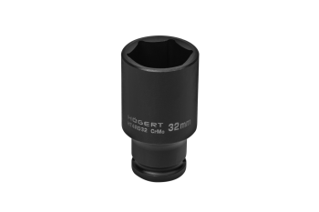 Головка торцева ударна шестигранна  1/2", 32 мм, глибока, CrMo