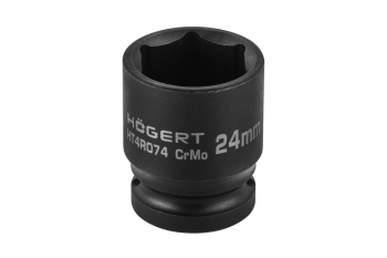 Головка торцева ударна шестигранна  1/2", 24 мм, CrMo