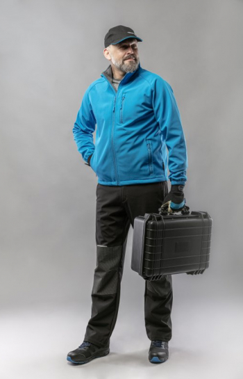 Куртка softshell синяя BIESE