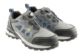 FULDE Полуботинки рабочие LACE SYSTEM S3S SR FO ESD серый/синий