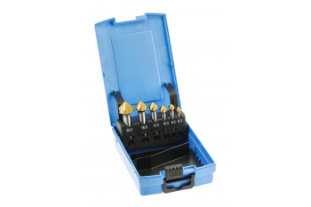 Набор зенкеров для металла с титановым покрытием