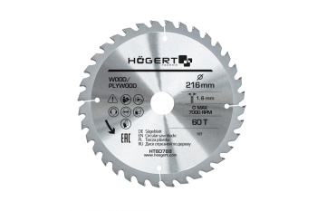 Диск пильный по дереву 216x60Tx30, Mn65