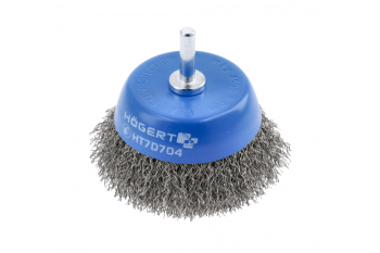 Щетка чашечная со шпилькой  50 мм, проволока из нержавеющей стали