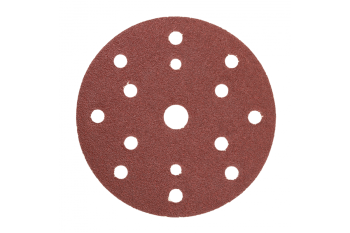 Круг  шлифовальный на липучке с отверстиями  5 шт. 150мм G60