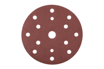 Круг  шлифовальный на липучке с отверстиями  5 шт. 150мм G150