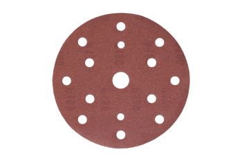 Круг  шлифовальный на липучке с отверстиями  5 шт. 150мм G180