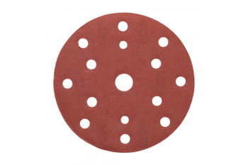 Круг  шлифовальный на липучке с отверстиями  5 шт. 150мм G220