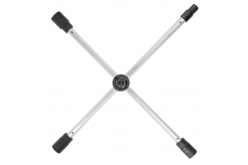 Ключ баллонный крестообразный 17, 19, 21 мм с переходником 1/2", складной