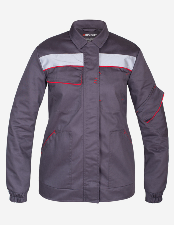 Куртка жіноча робоча INSIGHT SPACE темно-сіра
