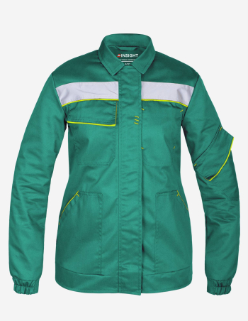 Куртка жіноча робоча INSIGHT SPACE зелена