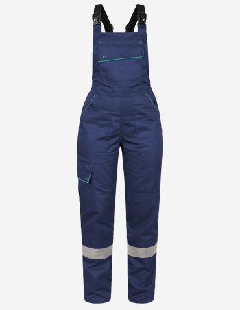 Напівкомбінезон жіночий робочий INSIGHT SPACE темно-синій