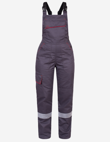 Напівкомбінезон жіночий робочий INSIGHT SPACE темно-сірий