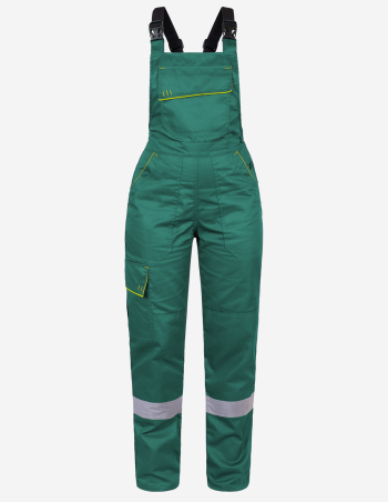 Напівкомбінезон жіночий робочий INSIGHT SPACE зелений