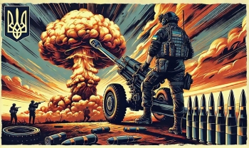 Солдат пушка взрывы